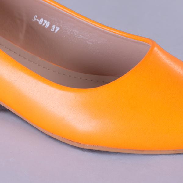 Pantofi dama Londa portocalii, 4 - Kalapod.net